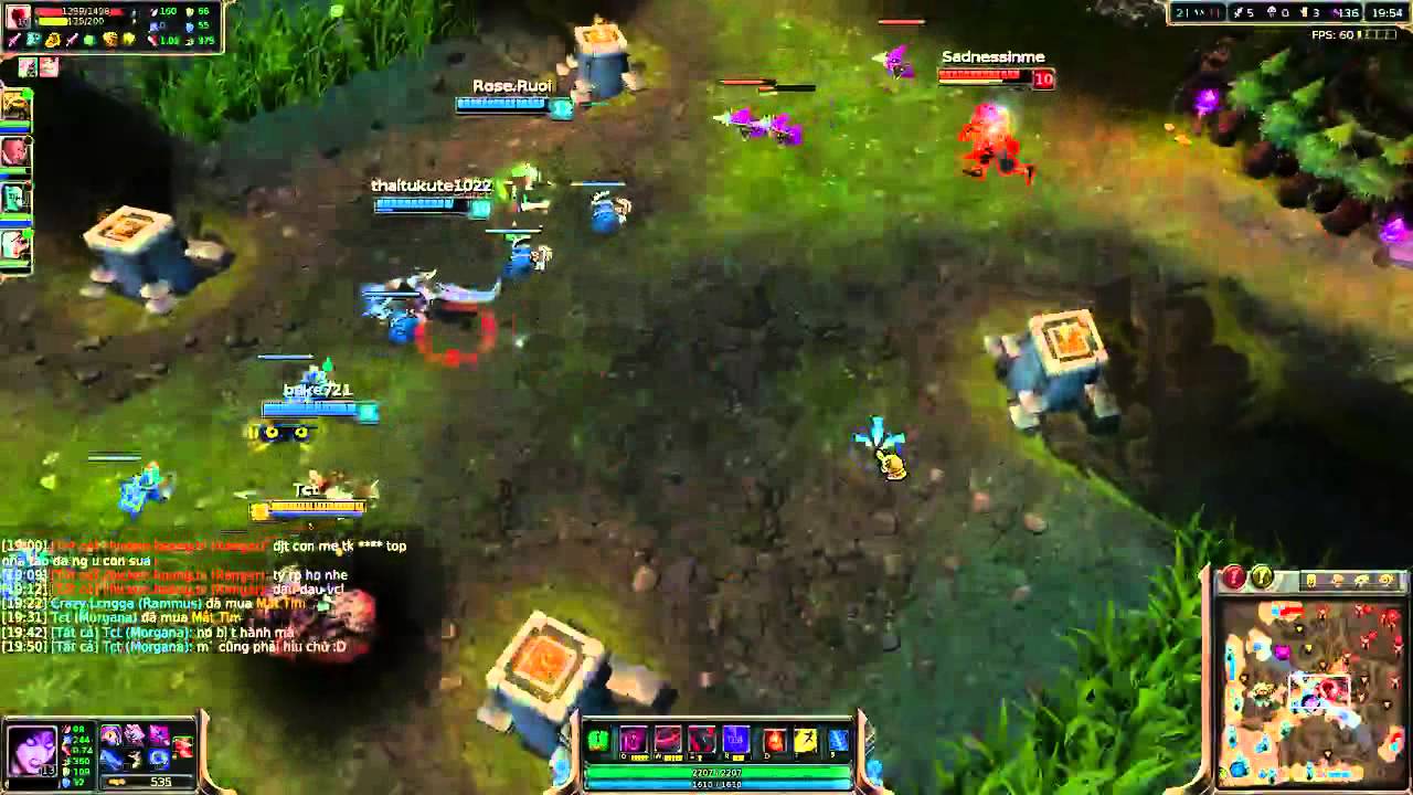 Trải nghiệm tướng Morgana vs Wukong/ Top lane - Out một thằng là mất tất cả