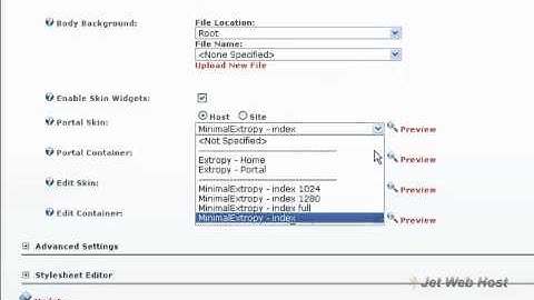How to customize your DotNetNuke appearance changing skins
