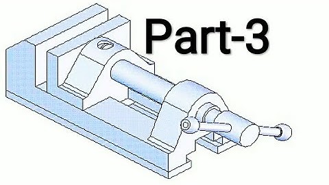 Base plate, jaw screw, bar  globes  creating  for  bench vice  assembly in Creo  2.0 part-3