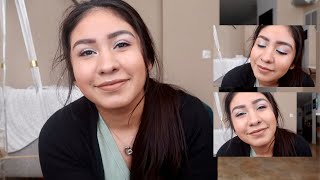 Spring Inspired Pastel Eyeshadow Tutorial | Aqua Green Lavender Look