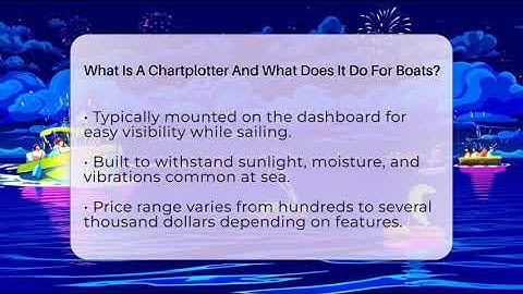 What Is A Chartplotter And What Does It Do For Boats? - Boat Life Masters