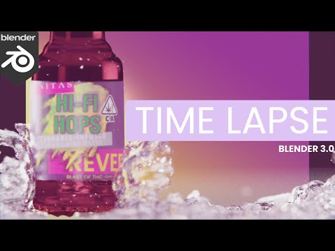 Hi Fi Hops | Blender 3.0 Modeling Timelapse