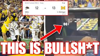 Michigan ROBS Western Michigan! | Big Ten Officials EXPOSED In Clock SCANDAL!