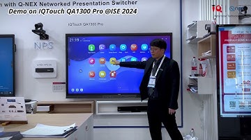 IQTouch QA1300 Pro Demo at ISE 2024