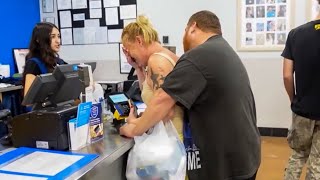 Angry husband catches wife Cheating with RED!!!