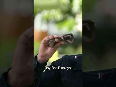 Meta launches $799 glasses with display and AI integration #shorts #meta #metarayban #rayban #tech