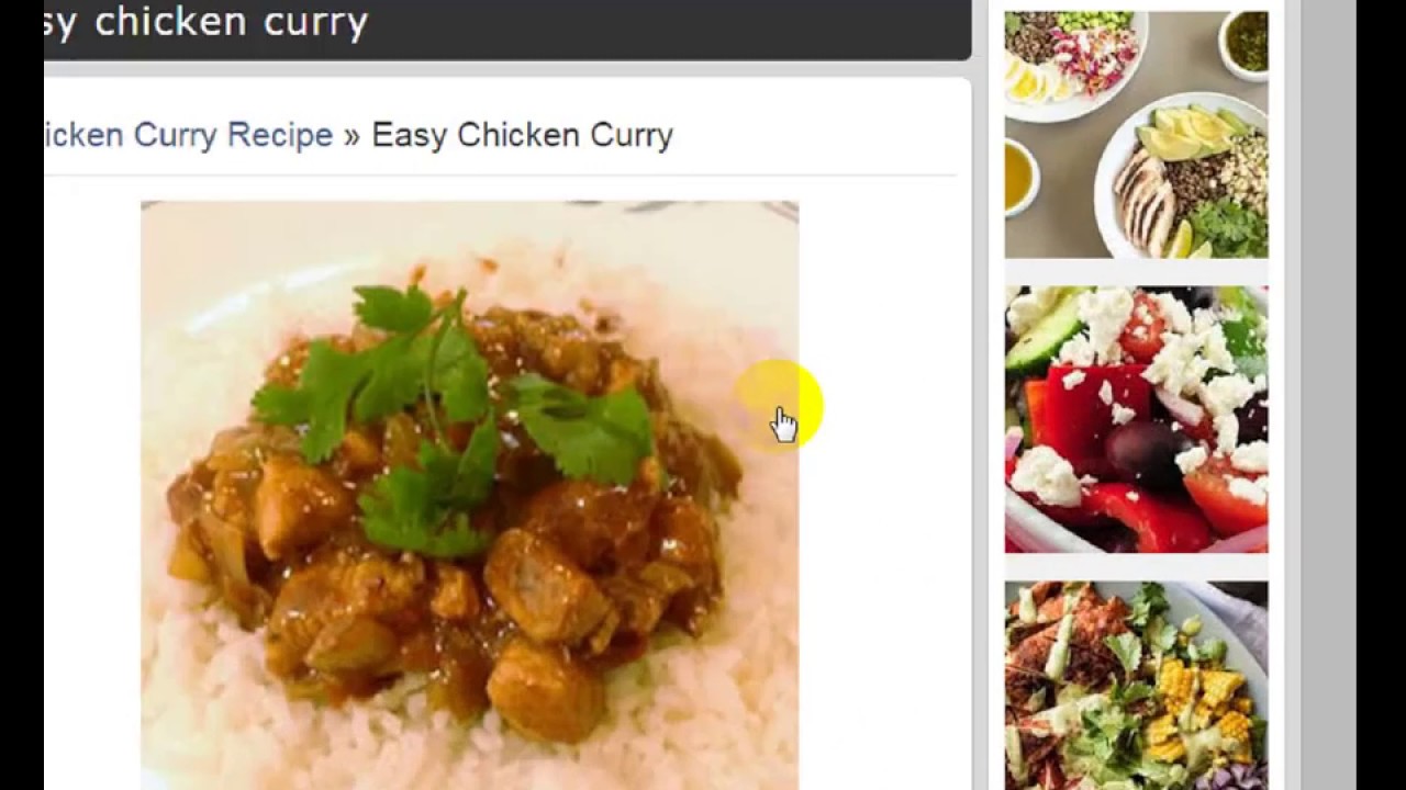 Chicken curry recipe » Easy Chicken Curry Recipep YouTube
