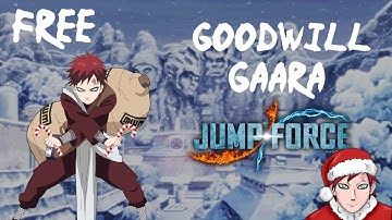 Jump Force CAC SPECIAL: How to make Gaara (XMAS)- Creation, Outfit & Move-set [FRESH FITS]
