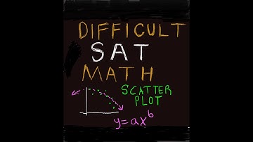 SAT MATH HACK: Model a Scatter Plot With An Appropriate Function
