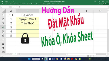 Hướng dẫn Đặt mật khẩu Khóa ô trong trang tính Excel 2016