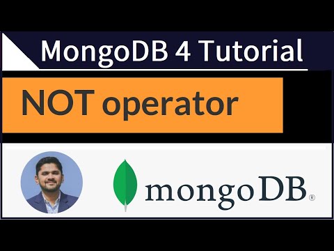 How to use NOT Operator in MongoDB | MongoDB Tutorial for Beginners
