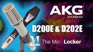 AKG D202R, D200E and D200E1