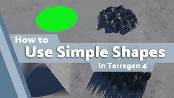 Terragen 4 Basics: Simple Shape Shader