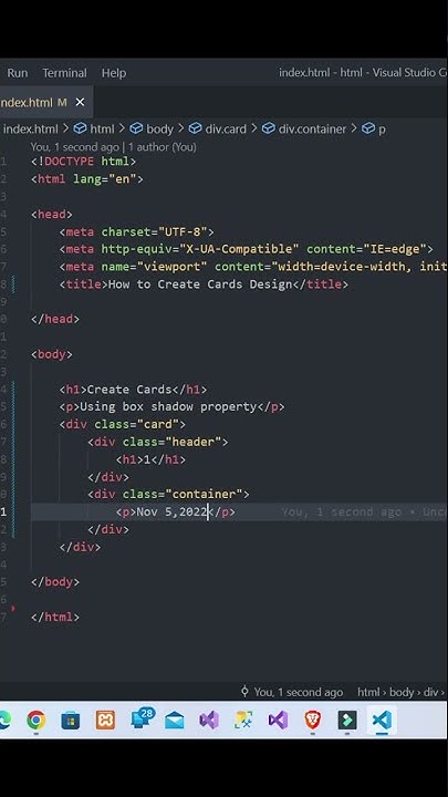 How to Create Cards Design Using Html and CSS #html #css #cards #design ...