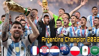 الارجنتين 🇦🇷 الطريق إلى النصر كأس العالم 2022 🏆 جميع اهداف الأرجنتين 🇦🇷 بطل كاس العالم HD