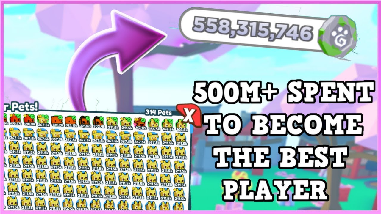 I SPENT 500 000 000 FANTASY COINS TO BECOME ONE OF THE BEST PLAYERS IN PET SIMULATOR X Roblox 