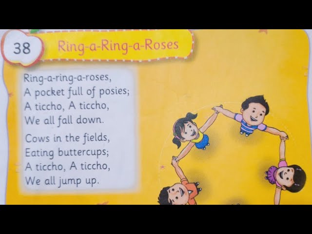 Ring-a-Ring O\' Roses Display Poster (teacher made) - Twinkl
