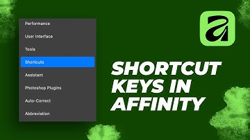 Maximize Efficiency: Create & Customize Shortcut Keys in Affinity 3