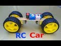 how to make car with motor at home