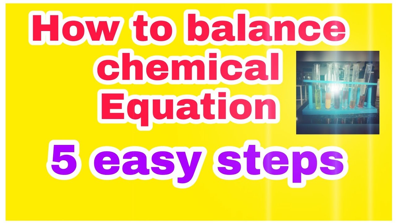 How To Balance Chemical Equation Class 10 YouTube