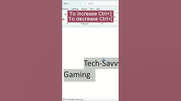 Shortcut Keys to increase/decrease font size #shortsfeed #shorts#techtipsandtricks2024#techshorts