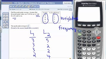 Section 12.2 Homework Exercises #24 through #26 in MyMathLab