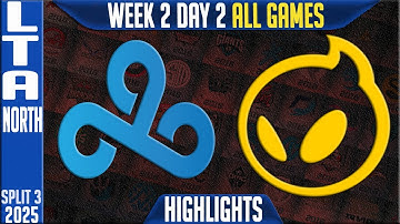 C9 vs DIG ALL GAMES Highlights | LTA North 2025 Split 3 Week 2 | Cloud9 vs Dignitas