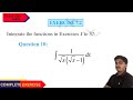 class 12 integration exercise 7 .2 Question number 10