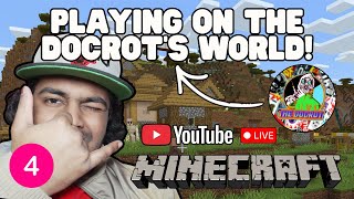 JOINING @thedocrot FOR HIS MC WORLD! | 🔴 Minecraft Live Stream 🔴