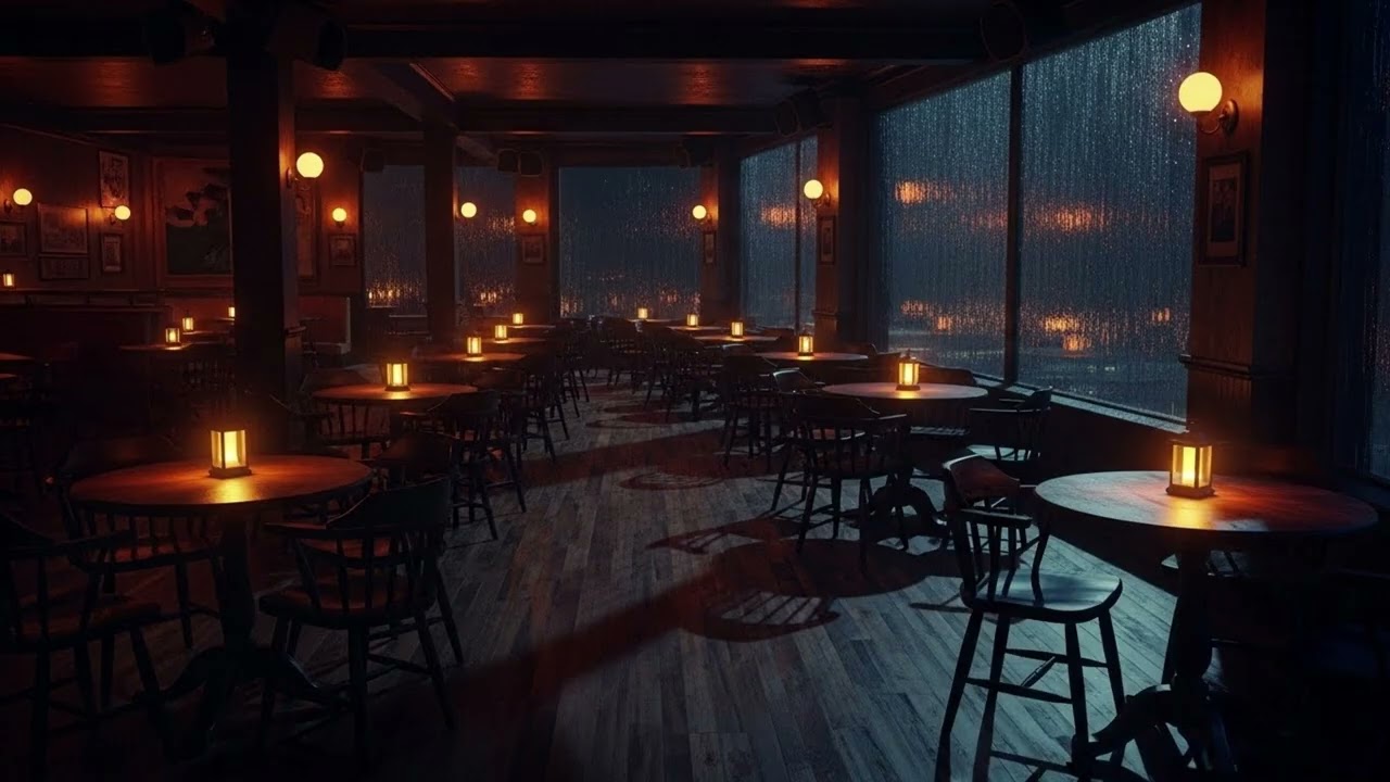 Midnight Lantern Pub — Jazz Noir & Rainy Night Atmosphere