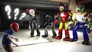 What if Marvel created FNAF Security Breach: Chica Widow, Incredible Monty, Black Roxy & Iron Freddy