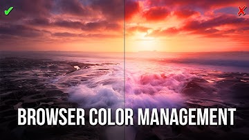 How to setup proper color management in a web browser