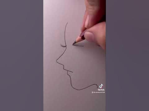 Very easy to draw side face - YouTube