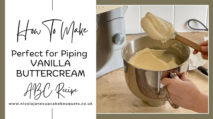 How to make American Buttercream (ABC) - perfect for piping buttercream flowers