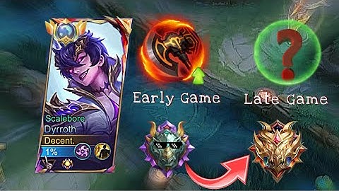 BEST TUTORIAL FOR DYRROTH TO DOMINATE WITH DARK SYSTEM // TOP 1 UZBEKISTAN DYRROTH GAMEPLAY // MLBB