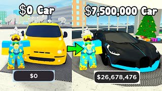 Buying The Best Car For 7.5 Million Dollars - Car Dealership Tycoon Roblox