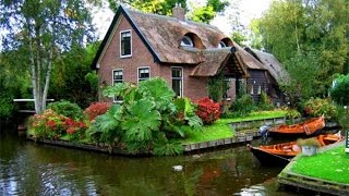 السياحة المذهلة | تغطية لمدينة امستردام وقرية جيثورن | Giethoorn The village in the Netherlands