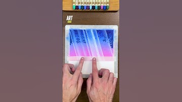 This gradient is amazing! Look how I make it 😍 #drawingtutorial #oilpastel #pastelgradient #tutorial