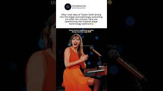 Taylor Swift “stage dive” &amp; swim goes viral #taylorswift
