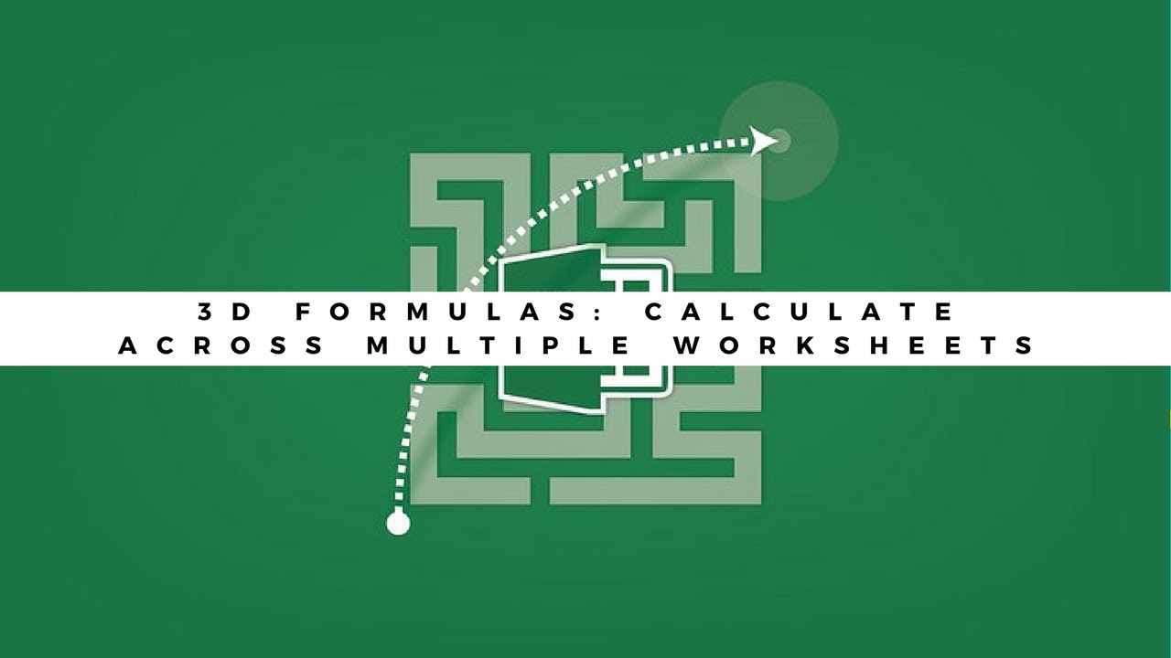 how-to-use-excel-3d-formulas-to-calculate-across-multiple-worksheets-youtube
