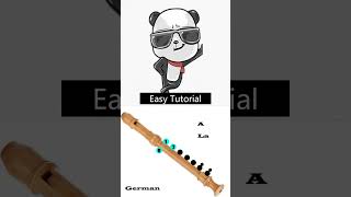 Harvest   Recorder Flute Tutorial Easy Tutorial #Shorts