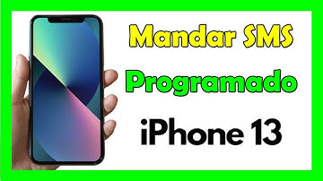 Como programar un mensaje de texto en iPhone 13
