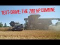 Fendt IDEAL 10T combine Test-Drive (17,100 litre grain tank and no steering wheel)