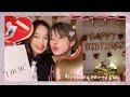 eng)5살연하 일본인 남친이 열어준 눈물의 서프라이즈 생일 파티🎁 (ft.포토북으로 하는 추억여행😢/생일잔치상/케이크 먹방🎂)