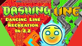 "Dashing Line" by Sp4rce | Dancing Line recreation in Geometry Dash 2.2 screenshot 4