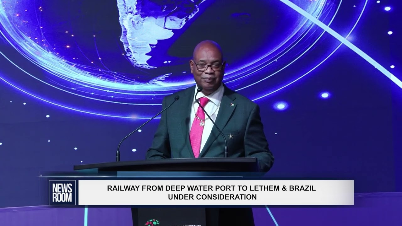 РАССМАТРИВАЕТСЯ ЖЕЛЕЗНАЯ ДОРОГА ИЗ ГЛУБОКОВОДНОГО ПОРТА В ЛЕТЕМ И БРАЗИЛИЮ