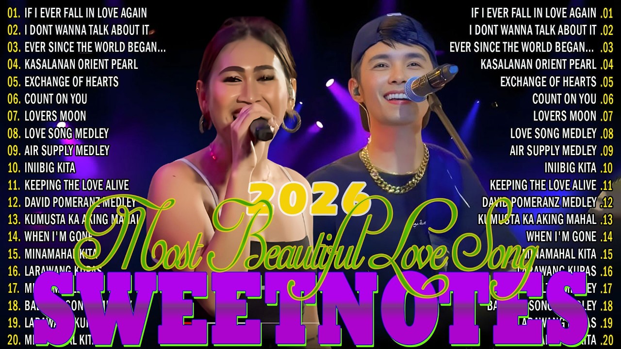 Sweetnotes Nonstop Playlist 2026❄️Sweetnotes Bagong OPM Love Songs 2026❄️Hits OPM Love Songs 2026