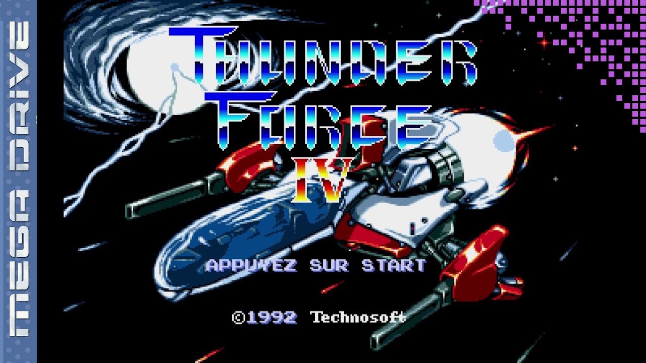THUNDERFORCE 4 le meilleur shoot sur mégadrive? #shmup #sega #megadrive