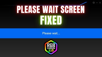 How to FIX - RGB Fusion 2.0 Stuck on “Please wait..." Screen