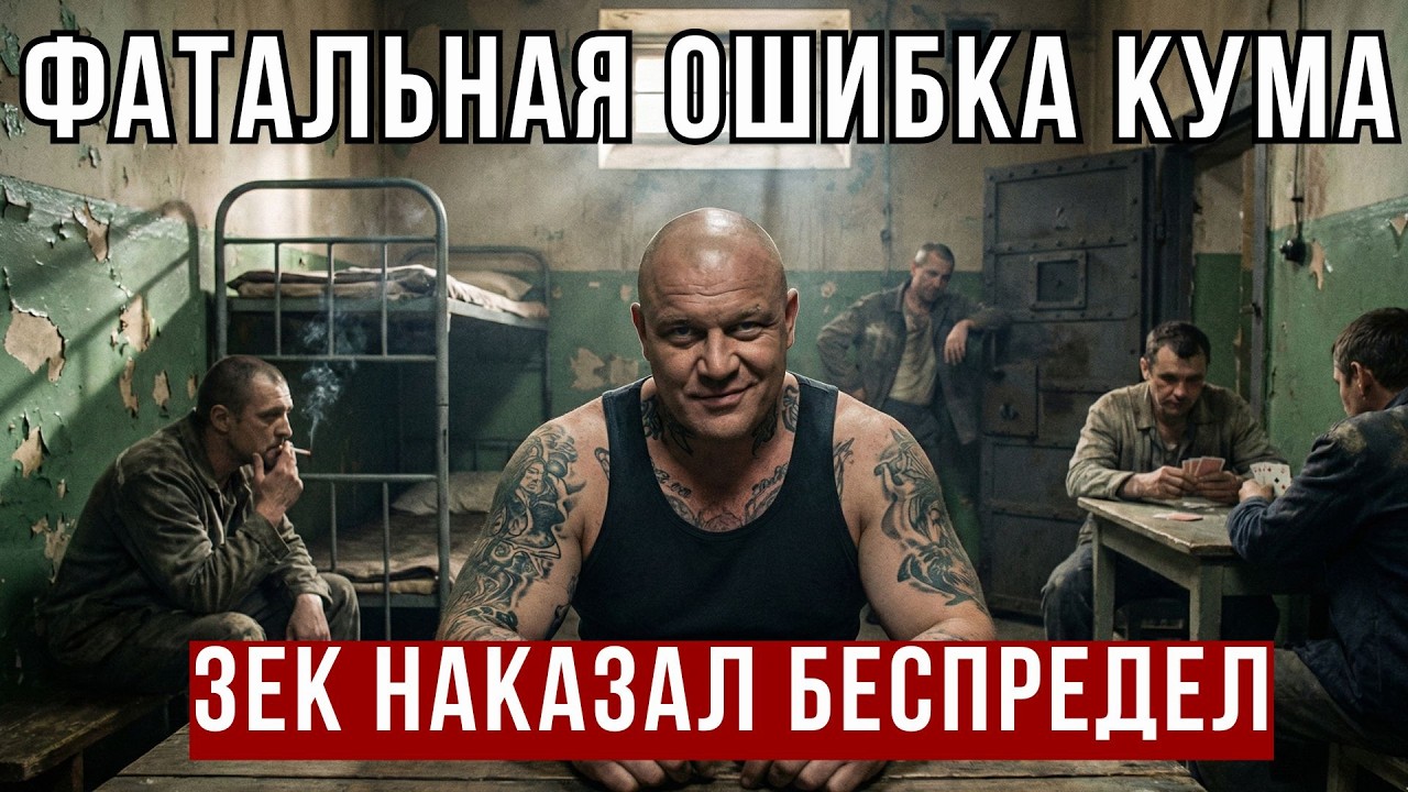 ПОДЛЯНКА ОТ КУМА ПЕРЕД САМЫМ ЗВОНКОМ.  Как зек переиграл систему.